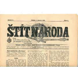 Štít národa. 1.3.1924 (antisemitismus, protižidovský časopis, noviny)