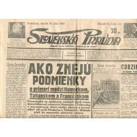 Slovenská pravda 27.6.1940 (noviny, text slovensky, zakladatel Andrej Hlinka, Slovenský stát)