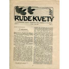 Rudé květy, ročník VI. číslo 11/1907 (Illustrovaný lidový měsíčník pro zábavu a poučení) - noviny, časopis