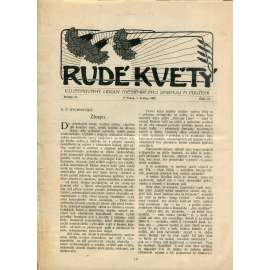Rudé květy, ročník VI. číslo 12/1907 (Illustrovaný lidový měsíčník pro zábavu a poučení) - noviny, časopis