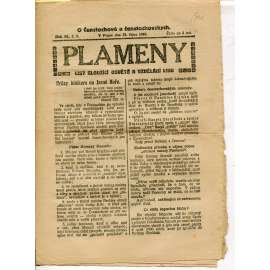Plameny, ročník III., číslo 5/1910 (List sloužící osvětě a vzdělání lidu) - 27.10.1910 (časopis, noviny)