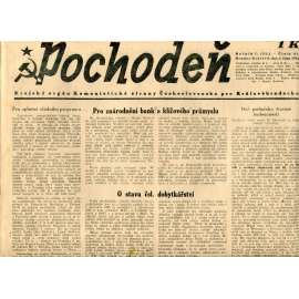 Pochodeň (3.10.1945). Krajský orgán Komunistické strany Československa pro Královéhradecko (Hradec Králové, staré noviny)