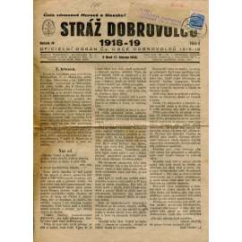 Stráž dobrovolců 1918-1919, ročník IV., číslo 2. (17.3.1938) - noviny, 1. republika