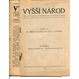 Vyšší národ, ročník V., číslo 1/1925 (časopis, noviny, 1. republika, abstinence)