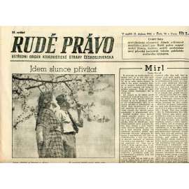 Rudé právo (21.4.1946) - staré noviny
