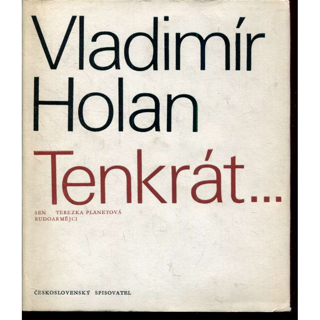 Tenkrát... (Vladimír Holan)