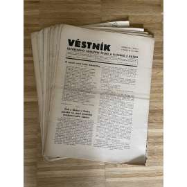 Věstník Ústředního sdružení Čechů a Slováků z Ruska, ročník XVII., čísla 1-12/1936 (legie, legionáři, Rusko, Bělogvardějci, exil) - časopis, noviny