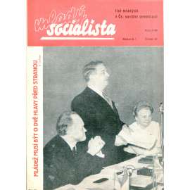 Mladý socialista, ročník I., číslo 10. List mladých v Čs. sociální demokracii (staré noviny, časopis)