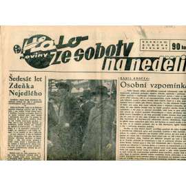Halo noviny, ze soboty na neděli, ročník VI., číslo 31/1938