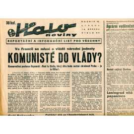 Halo noviny, ročník VI., číslo 64/1938. Reportážní a informační list pro všechny