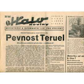 Halo noviny, ročník VI., číslo 3/1938. Reportážní a informační list pro všechny