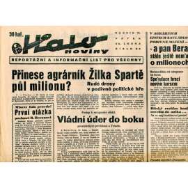 Halo noviny, ročník VI., číslo 24/1938. Reportážní a informační list pro všechny