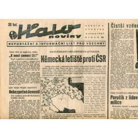 Halo noviny, ročník V., číslo 30/1937. Reportážní a informační list pro všechny