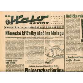 Halo noviny, ročník V., číslo 31/1937. Reportážní a informační list pro všechny