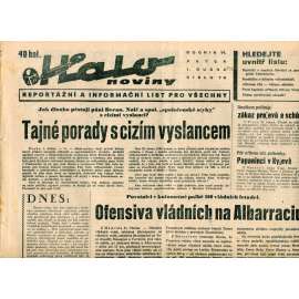 Halo noviny, ročník VI., číslo 78/1938. Reportážní a informační list pro všechny