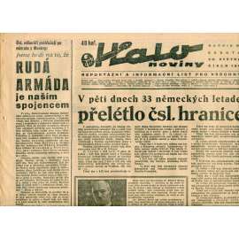 Halo noviny, ročník VI., číslo 134/1938. Reportážní a informační list pro všechny