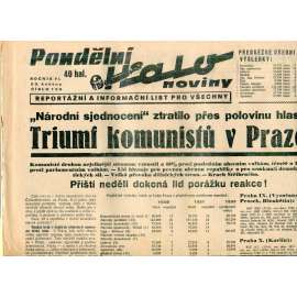 Halo noviny, ročník VI., číslo 129/1938. Reportážní a informační list pro všechny