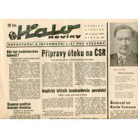 Halo noviny, ročník V., číslo 48/1937. Reportážní a informační list pro všechny