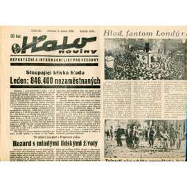Halo noviny, číslo 37/1936. Reportážní a informační list pro všechny