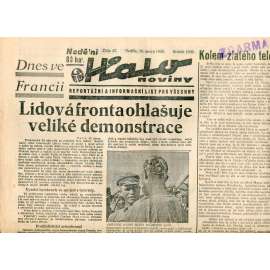 Halo noviny, číslo 47/1936. Reportážní a informační list pro všechny