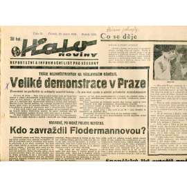 Halo noviny, číslo 51/1936. Reportážní a informační list pro všechny