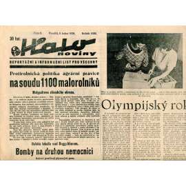 Halo noviny, číslo 6/1936. Reportážní a informační list pro všechny