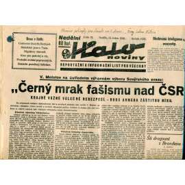Nedělní Halo noviny, číslo 12/1936. Reportážní a informační list pro všechny