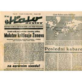Halo noviny, číslo 13/1936. Reportážní a informační list pro všechny