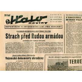 Halo noviny, ročník V., číslo 302/1937. Reportážní a informační list pro všechny Halo noviny, ročník V., číslo 302/1937. Reportážní a informační list pro všechny