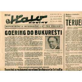 Halo noviny, ročník V., číslo 308/1937. Reportážní a informační list pro všechny