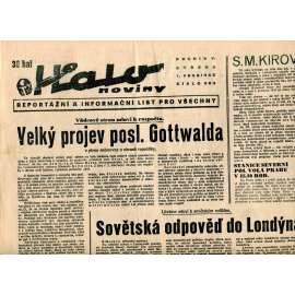 Halo noviny, ročník V., číslo 283/1937. Reportážní a informační list pro všechny Halo noviny, ročník V., číslo 283/1937. Reportážní a informační list pro všechny