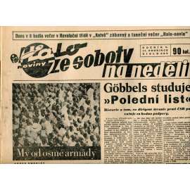 Halo noviny, ze soboty na neděli, ročník V., číslo 292/1937. Reportážní a informační list pro všechny
