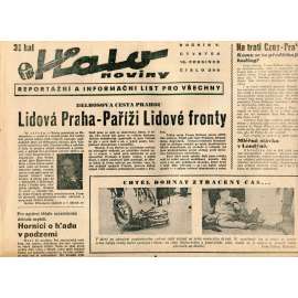 Halo noviny, ročník V., číslo 296/1937. Reportážní a informační list pro všechny Halo noviny, ročník V., číslo 296/1937. Reportážní a informační list pro všechny