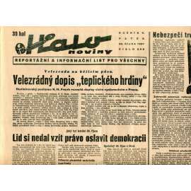 Halo noviny, ročník V., číslo 255/1937. Reportážní a informační list pro všechny