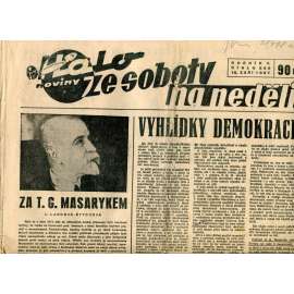 Halo noviny, ze soboty na neděli, ročník V., číslo 220/1937. Reportážní a informační list pro všechny