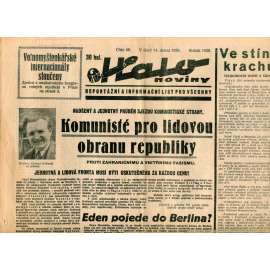 Halo noviny, číslo 98/1936. Reportážní a informační list pro všechny