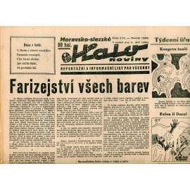 Moravsko-slezské Halo noviny, číslo 210/1935. Reportážní a informační list pro všechny