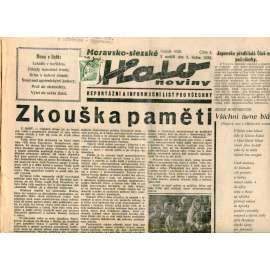Moravsko-slezské Halo noviny, číslo 4/1936. Reportážní a informační list pro všechny