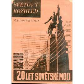 Světový rozhled. Slavnostní číslo. 20 let sovětské moci (SSSR, Rusko, komunismus, Stalin) - časopis