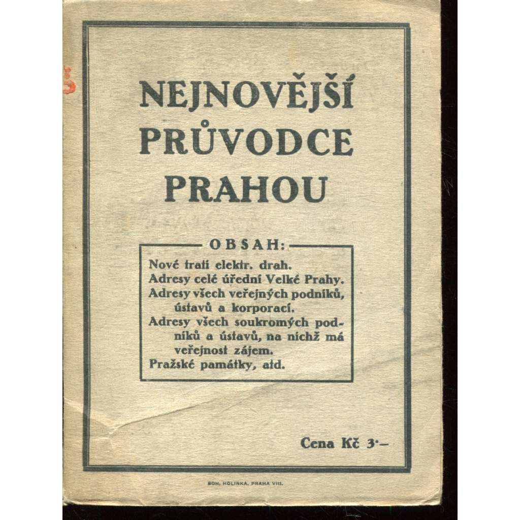 Nejnovější průvodce Prahou (Praha, adresář)