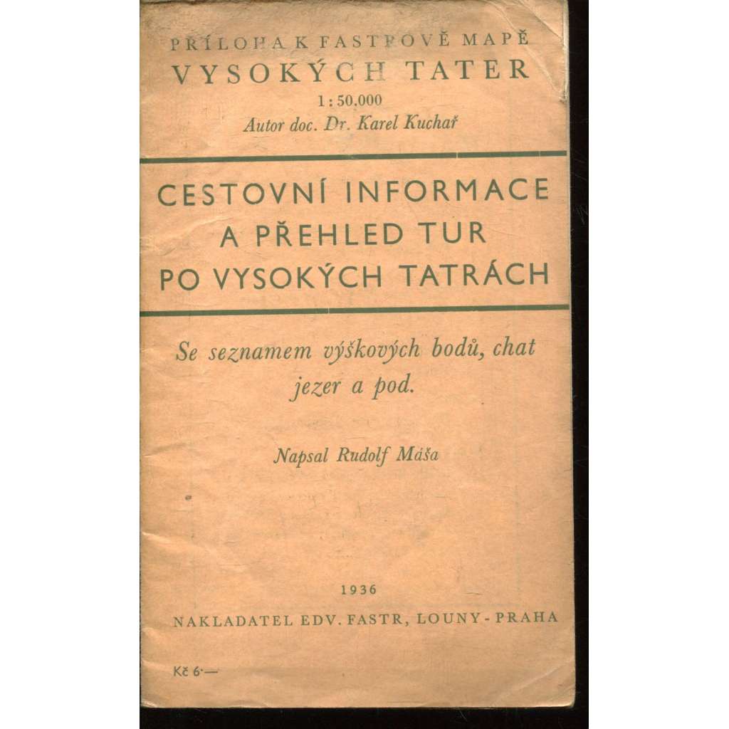 Cestovní informace a přehled tur po Vysokých Tatrách (Vysoké Tatry)