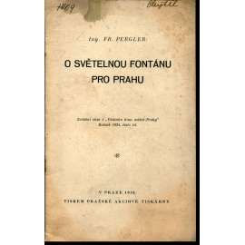 O světelnou fontánu pro Prahu (Praha, fontána, Štvanice)