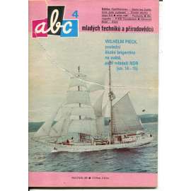 Časopis ABC, ročník 29., číslo 4/1984 - Obsahuje vystřihovací modely - déčka (Jedno číslo časopisu) - Saudek (pošk.)