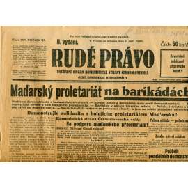 Rudé právo (3.9.1930) - staré noviny, 1. republika Rudé právo (3.9.1930) - staré noviny, 1. republika