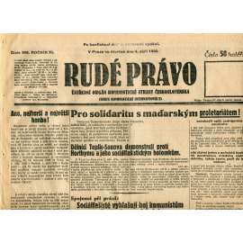 Rudé právo (4.9.1930) - staré noviny, 1. republika Rudé právo (4.9.1930) - staré noviny, 1. republika
