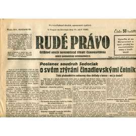 Rudé právo (11.9.1930) - staré noviny, 1. republika