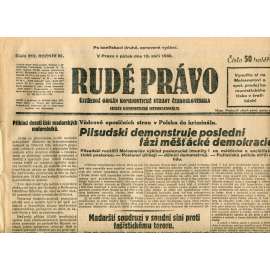 Rudé právo (12.9.1930) - staré noviny, 1. republika