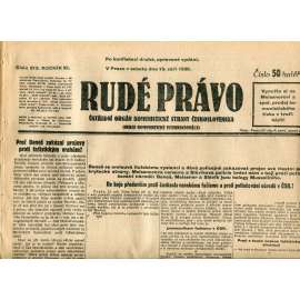 Rudé právo (13.9.1930) - staré noviny, 1. republika
