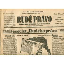 Rudé právo (14.9.1930) - staré noviny, 1. republika