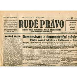 Rudé právo (18.10.1930) - staré noviny, 1. republika